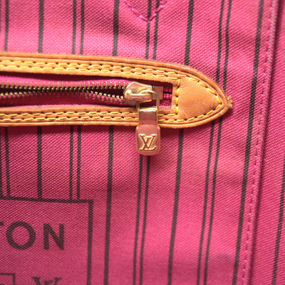 $2170 Louis Vuitton  Monogram Neo Neverfull MM Fuchsia AR5105