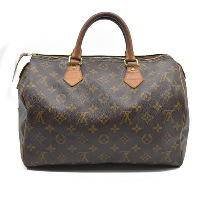 $1550 Louis Vuiton Monogram Speedy 30 SD1193