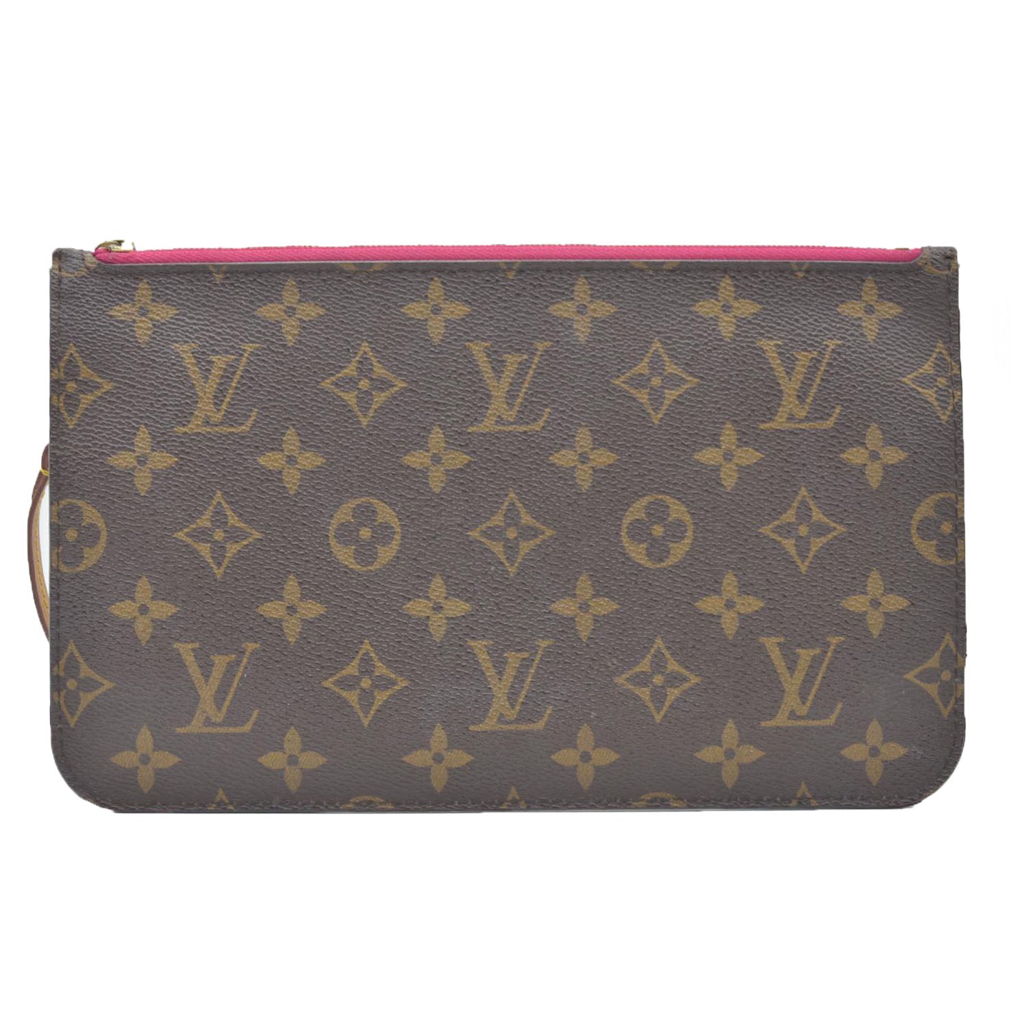 $600 Louis Vuitton  Monogram Neo Neverfull GM MM Pochette Fuchsia AR5105