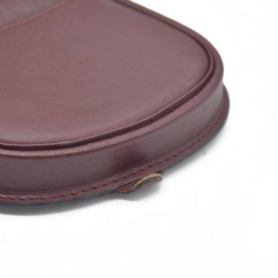Cartier Red Must de Cartier Leather Coin Pouch Dark red