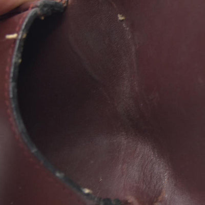 Cartier Red Must de Cartier Leather Coin Pouch Dark red