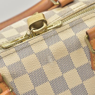 $1980 2015 Louis Vuitton Damier Azur Speedy Bandouliere 30 SP1105