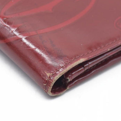 Cartier Patent Leather Continental Wallet