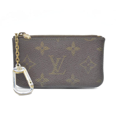LOUIS VUITTON Monogram Coin Purse Key Pochette Cles