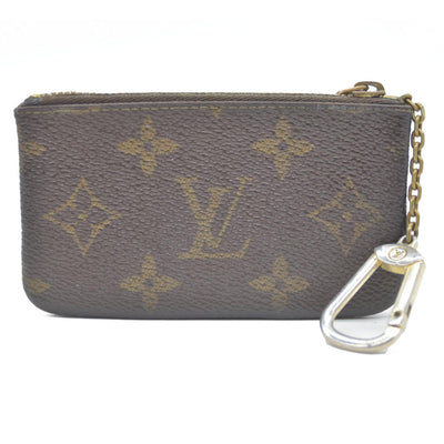 LOUIS VUITTON Monogram Coin Purse Key Pochette Cles