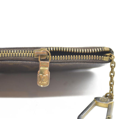 LOUIS VUITTON Monogram Coin Purse Key Pochette Cles