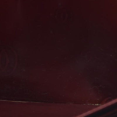 Cartier Patent Leather Continental Wallet