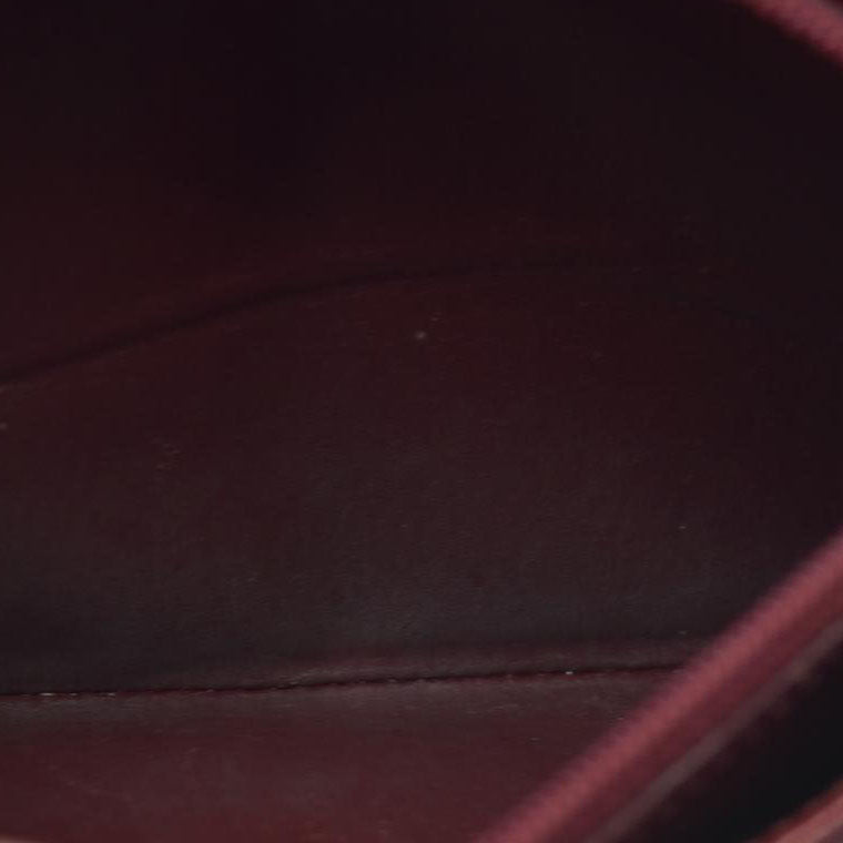 Cartier Patent Leather Continental Wallet