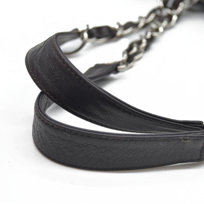 AUCTION $2900 Chanel  Caviar Quilted Grand Shopping Tote GST Brown Silver Hardware 2009