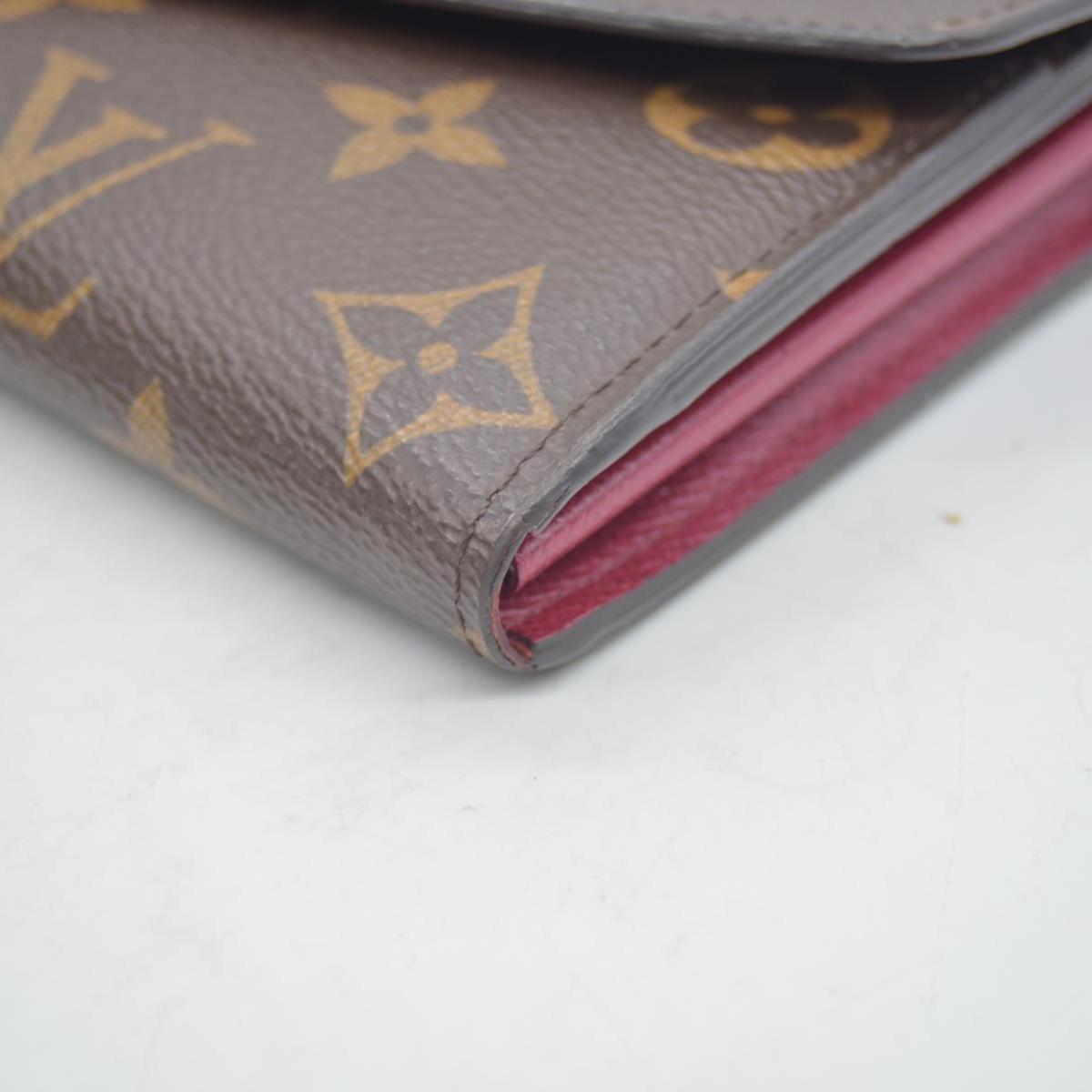 Louis Vuitton Monogram Portefeiulle Sarah Long Bifold Wallet MI4280