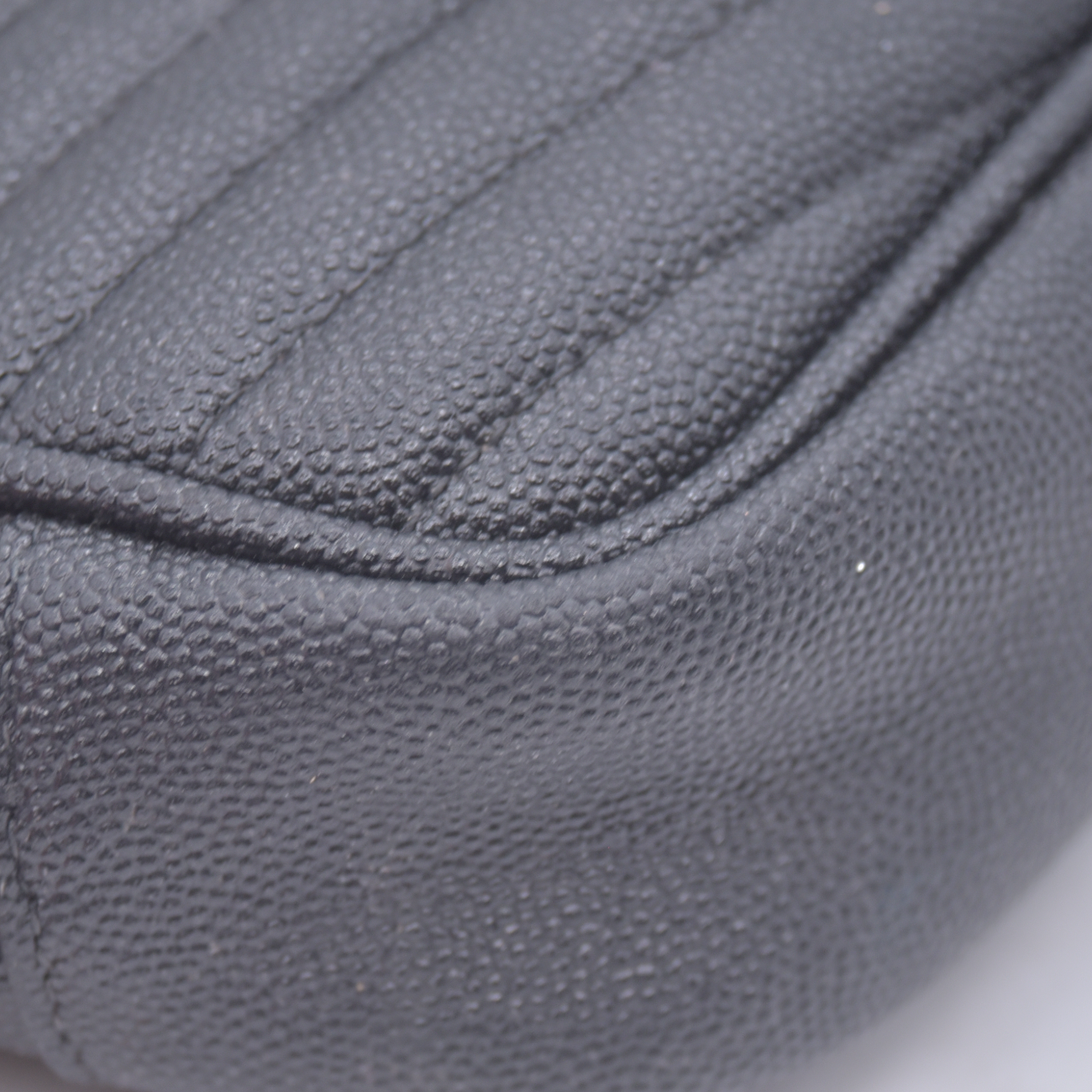 $1800 2022 Saint Laurent Grain De Poudre Matelasse Monogram Mini Lou Camera Bag Black 10021089
