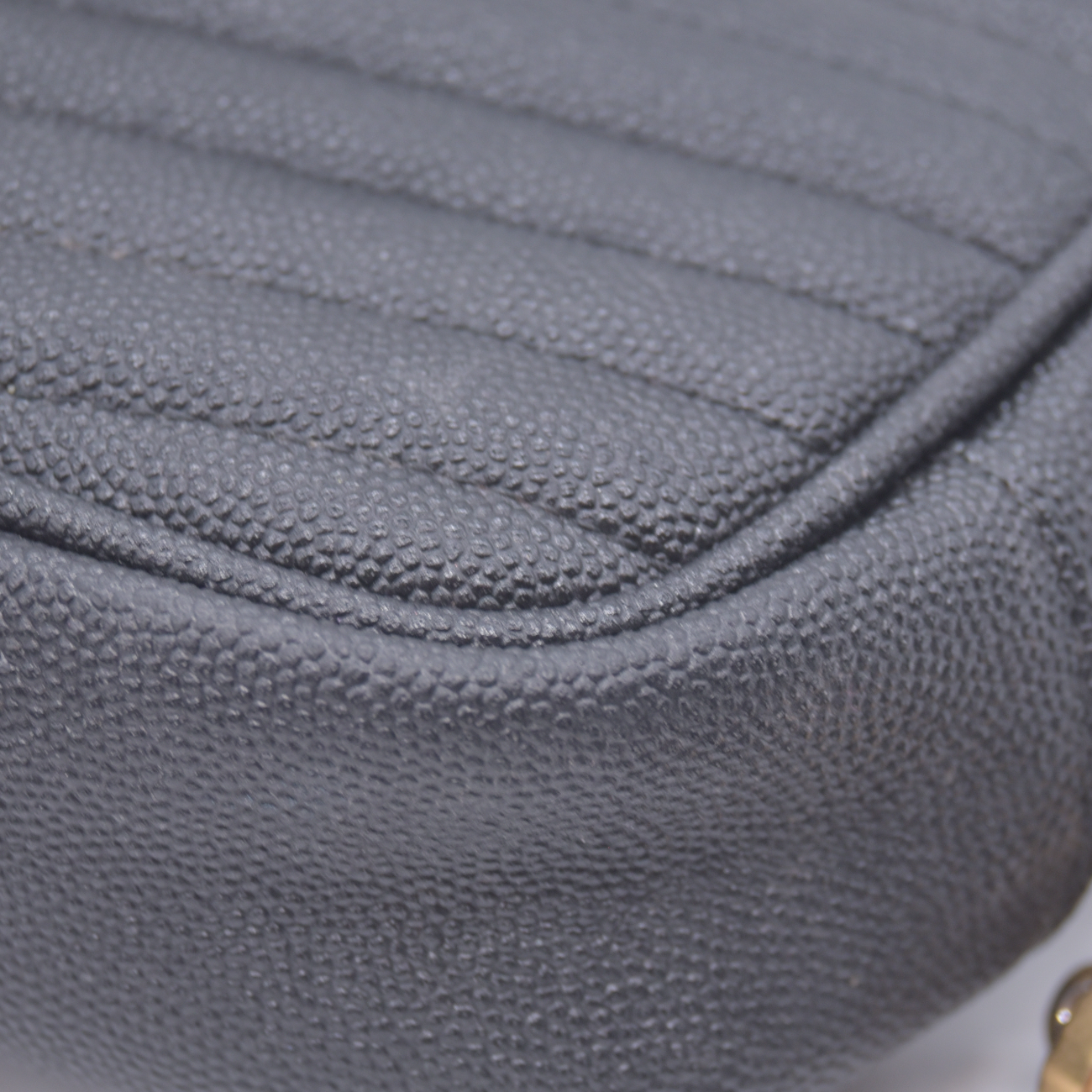 $1800 2022 Saint Laurent Grain De Poudre Matelasse Monogram Mini Lou Camera Bag Black 10021089