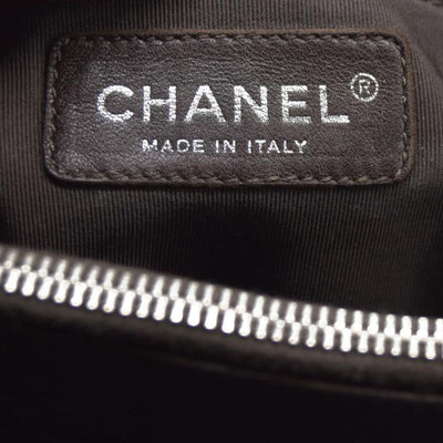 AUCTION $2900 Chanel  Caviar Quilted Grand Shopping Tote GST Brown Silver Hardware 2009