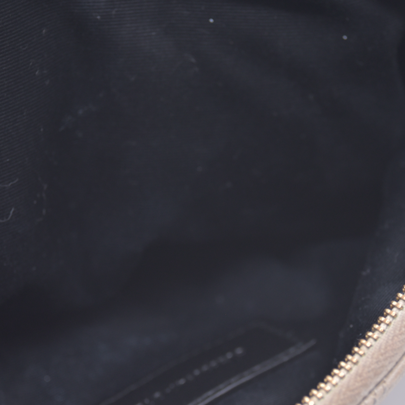 $1350 2021 Saint Laurent Grained Lambskin Quilted Mini Becky Double Zip Bag Cream 10021094