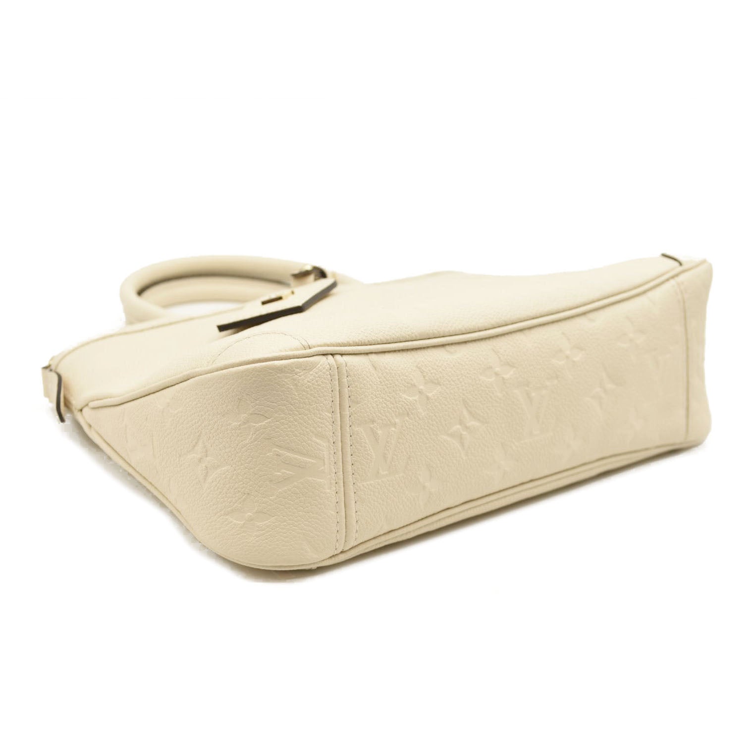 LOUIS VUITTON Trianon PM Monogram Emprreinte Handbag Creme