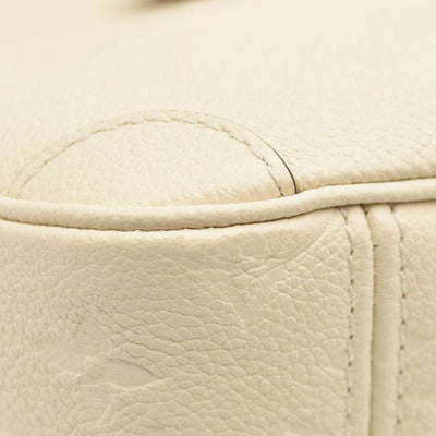 LOUIS VUITTON Trianon PM Monogram Emprreinte Handbag Creme