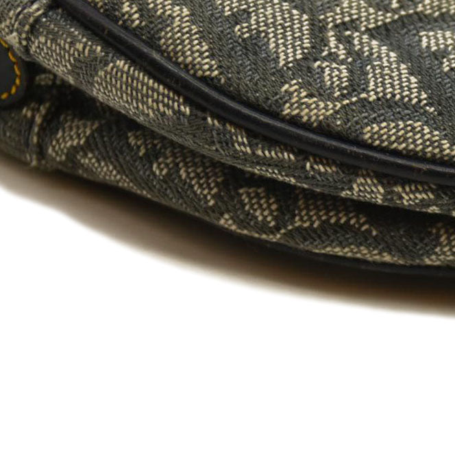 Christian Dior  Monogram Saddle Bag Blue