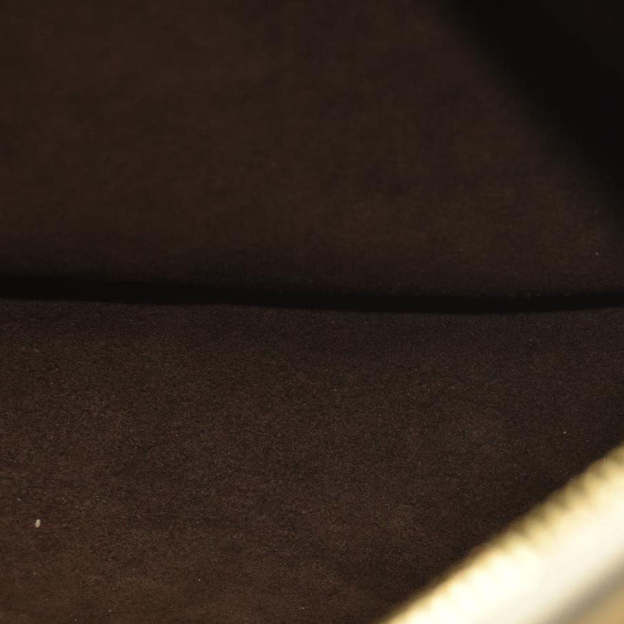 LOUIS VUITTON Trianon PM Monogram Emprreinte Handbag Creme