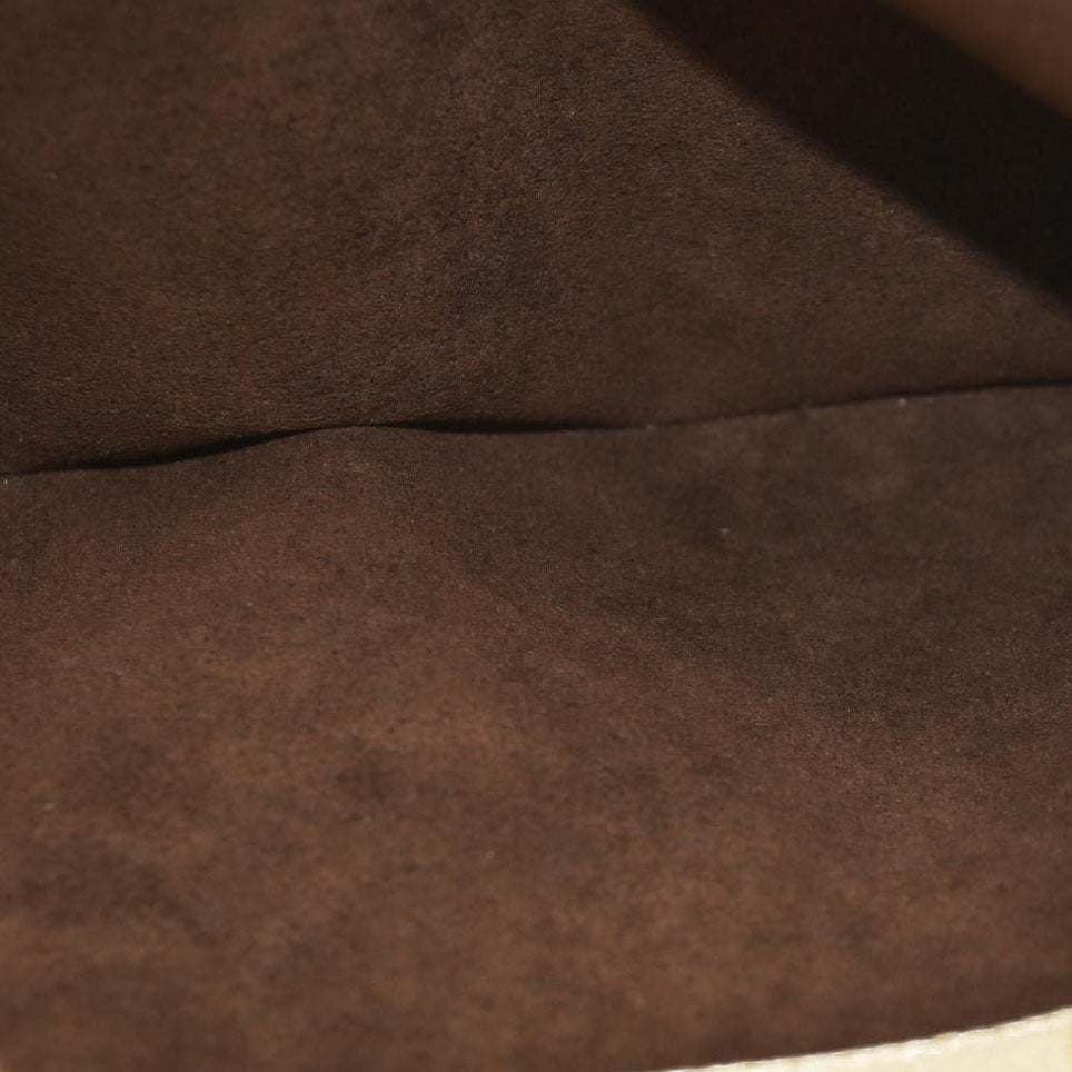 LOUIS VUITTON Trianon PM Monogram Emprreinte Handbag Creme