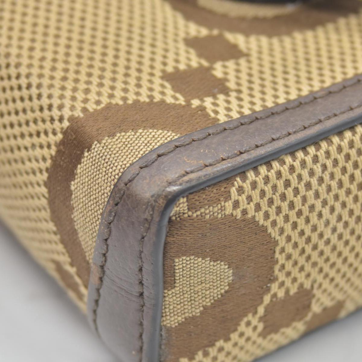 $1200 Gucci Horsebit 1955 Jumbo GG Mini Crossbody Bag Beige CONSIGNMENT