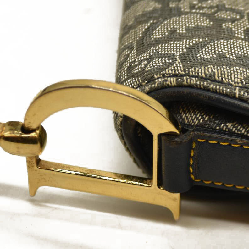 Christian Dior  Monogram Saddle Bag Blue