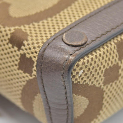 $1200 Gucci Horsebit 1955 Jumbo GG Mini Crossbody Bag Beige CONSIGNMENT