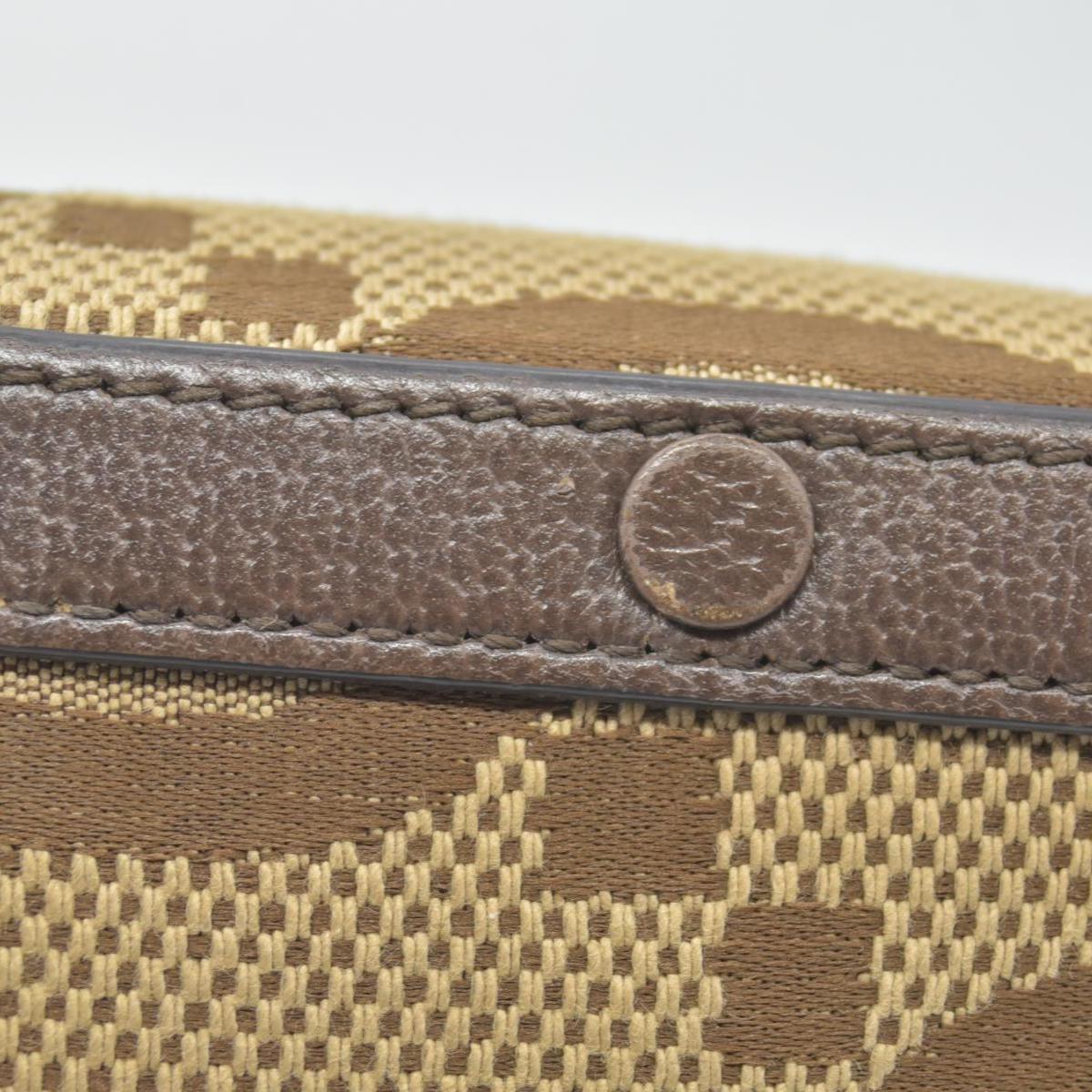 $1200 Gucci Horsebit 1955 Jumbo GG Mini Crossbody Bag Beige CONSIGNMENT