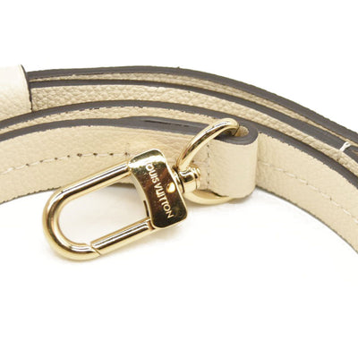 LOUIS VUITTON Trianon PM Monogram Emprreinte Handbag Creme