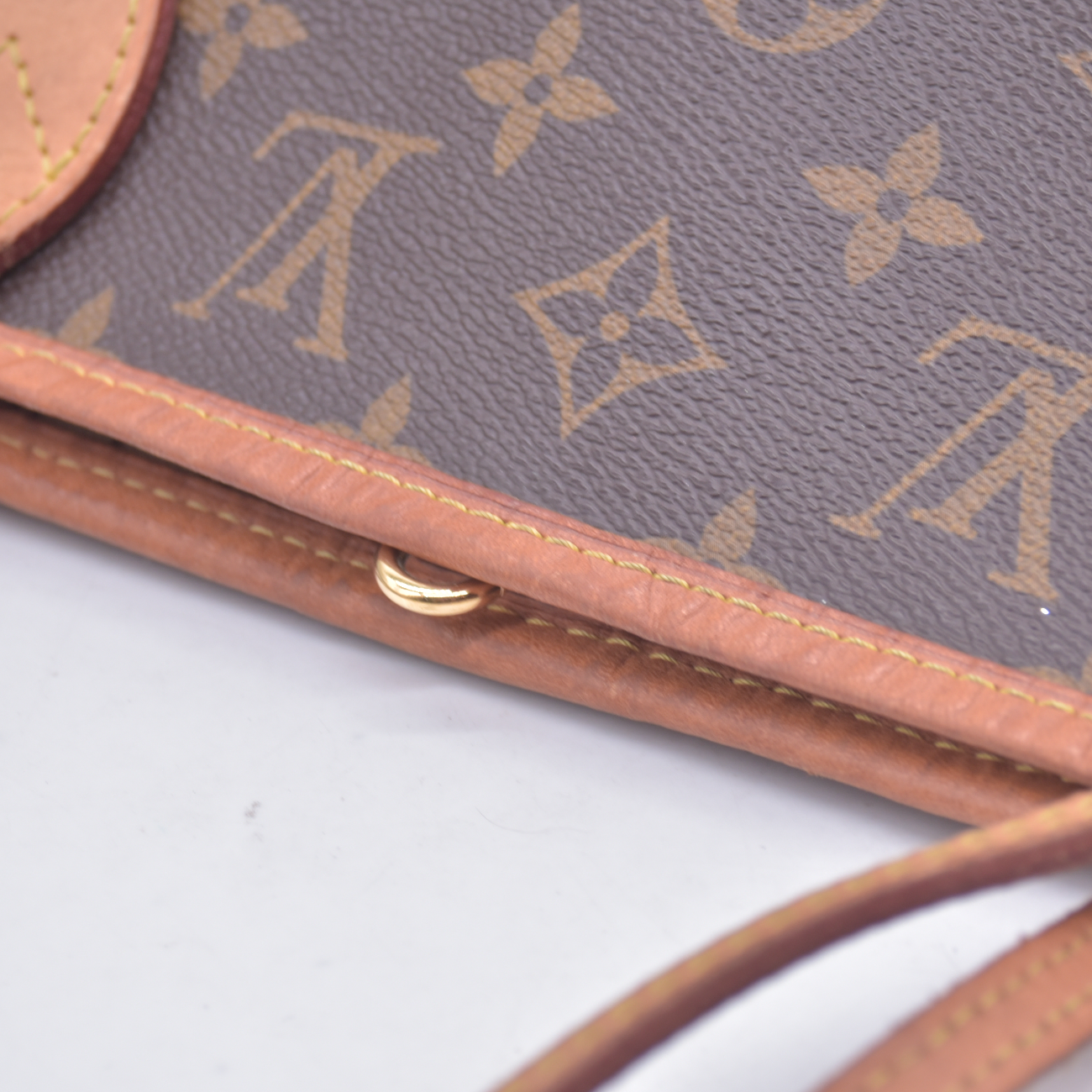 $2310 2014 Louis Vuitton Monogram Neverfull MM with Pouch 10021109 SR2134