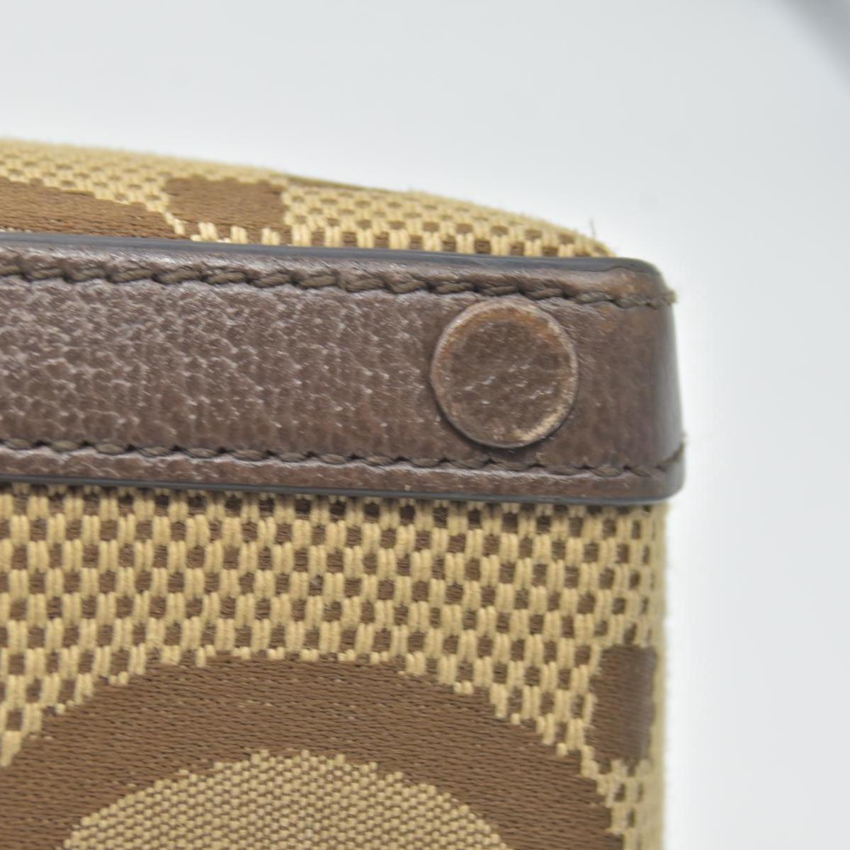 $1200 Gucci Horsebit 1955 Jumbo GG Mini Crossbody Bag Beige CONSIGNMENT
