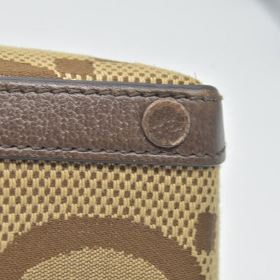 $1200 Gucci Horsebit 1955 Jumbo GG Mini Crossbody Bag Beige CONSIGNMENT