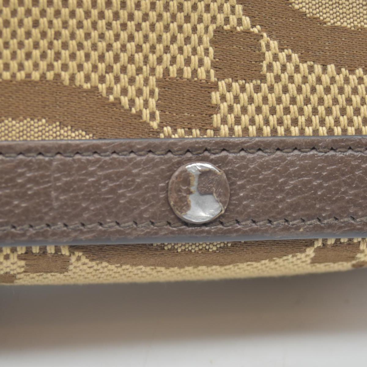 $1200 Gucci Horsebit 1955 Jumbo GG Mini Crossbody Bag Beige CONSIGNMENT