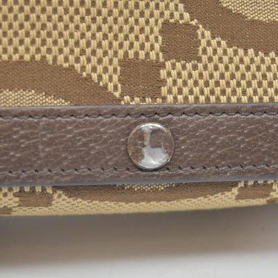 $1200 Gucci Horsebit 1955 Jumbo GG Mini Crossbody Bag Beige CONSIGNMENT