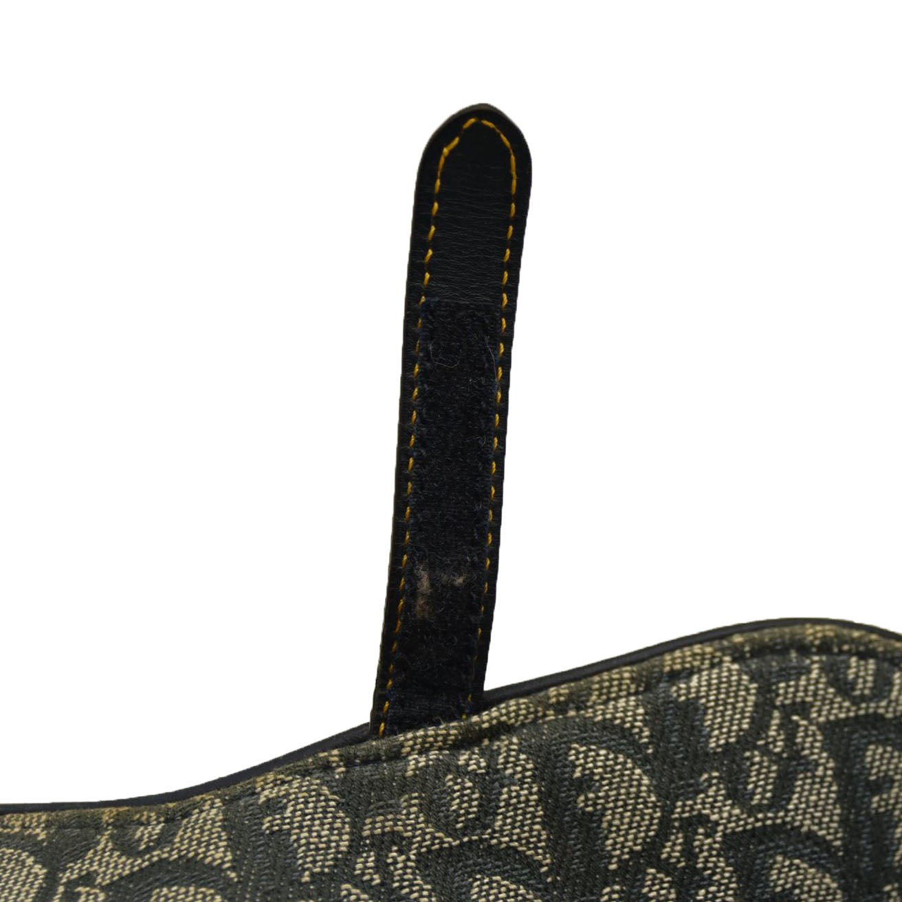 Christian Dior  Monogram Saddle Bag Blue