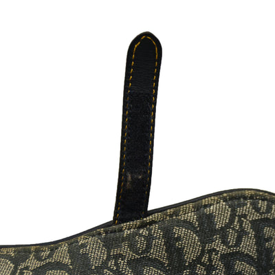 Christian Dior  Monogram Saddle Bag Blue