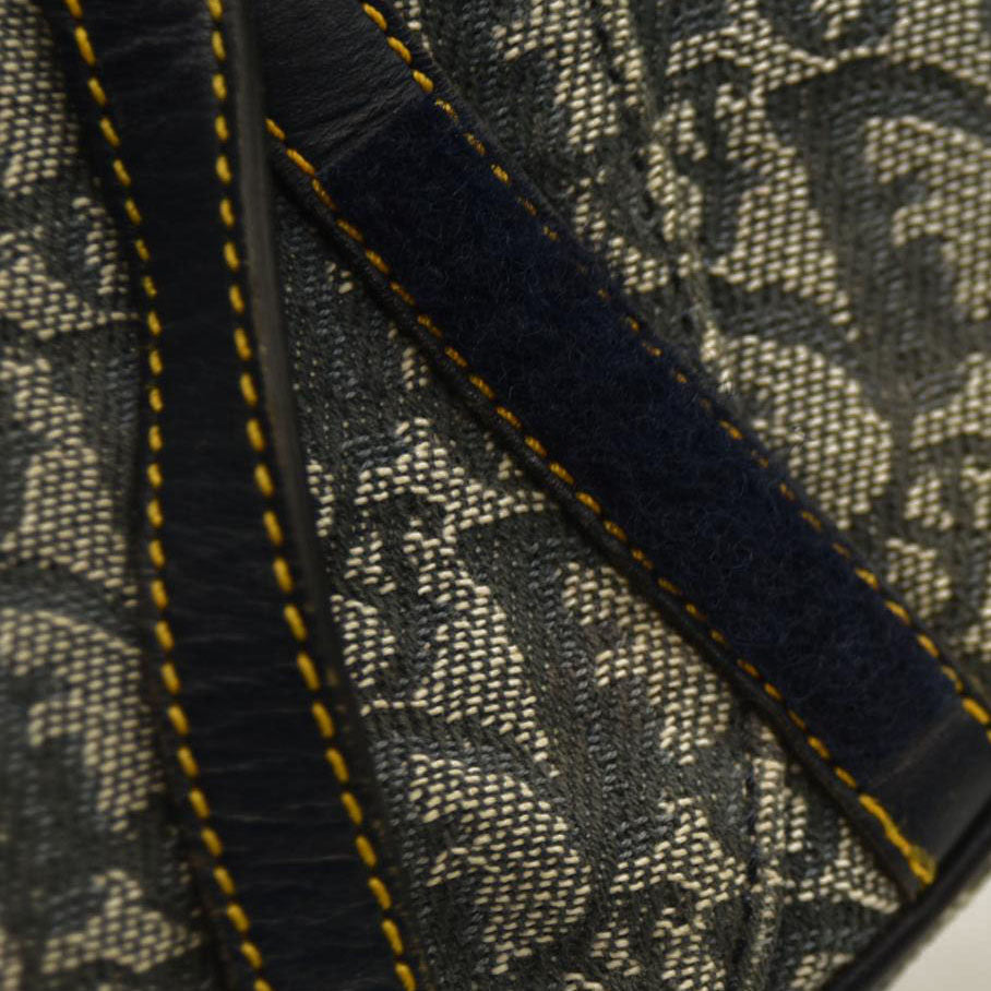 Christian Dior  Monogram Saddle Bag Blue