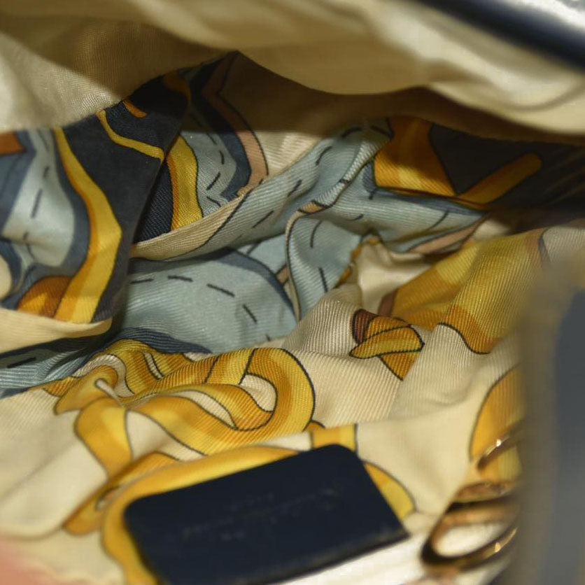 Christian Dior  Monogram Saddle Bag Blue