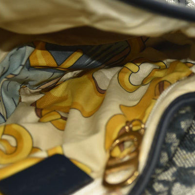 Christian Dior  Monogram Saddle Bag Blue