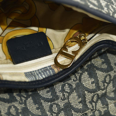 Christian Dior  Monogram Saddle Bag Blue