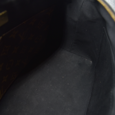 $2270 2018 Louis Vuitton Patent Calfskin Miroir Tote Black SN0188