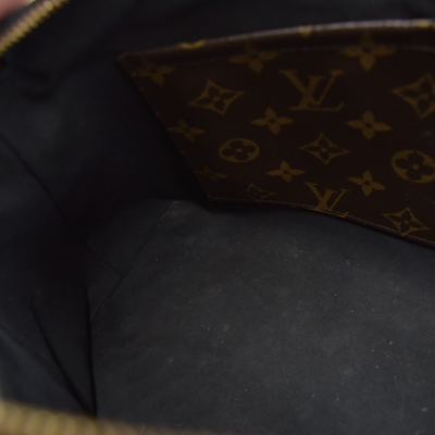 $2270 2018 Louis Vuitton Patent Calfskin Miroir Tote Black SN0188