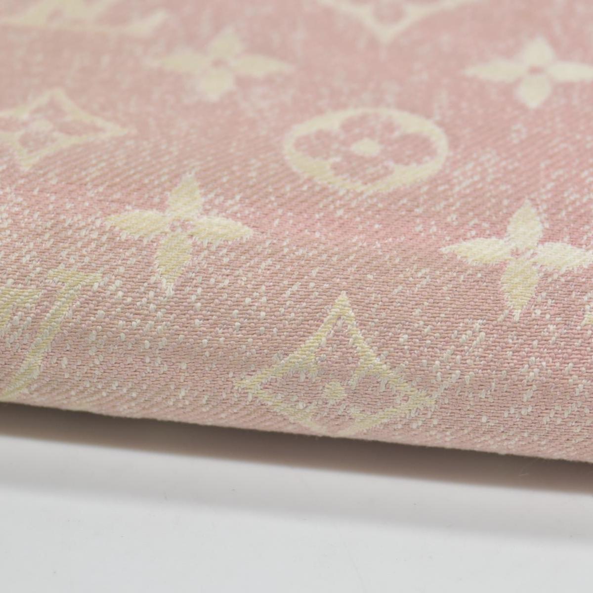 $1060 Louis Vuitton Denim Monogram Jacquard Zippy Wallet Pink