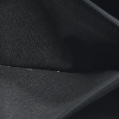 JIMMY CHOO Zip Around Leather Long Wallet Black with Star Studs