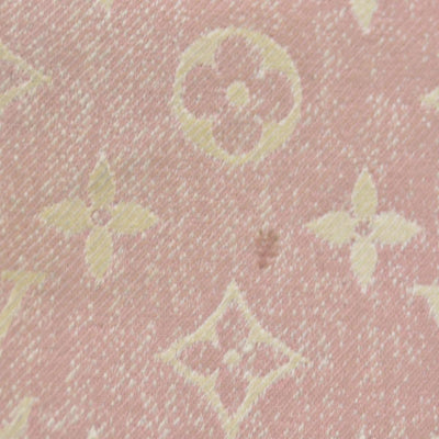 $1060 Louis Vuitton Denim Monogram Jacquard Zippy Wallet Pink