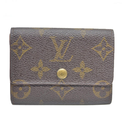 LOUIS VUITTON Monogram Plat Bifold Wallet Coin Case