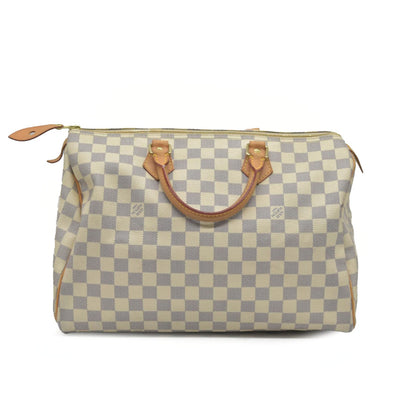 $1550 Louis Vuitton Damier Azur Speedy 30 DU3028 CONSIGNMENT