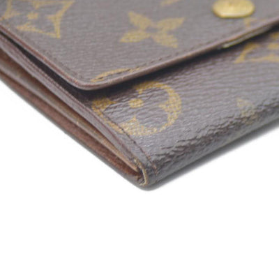 LOUIS VUITTON Monogram Plat Bifold Wallet Coin Case