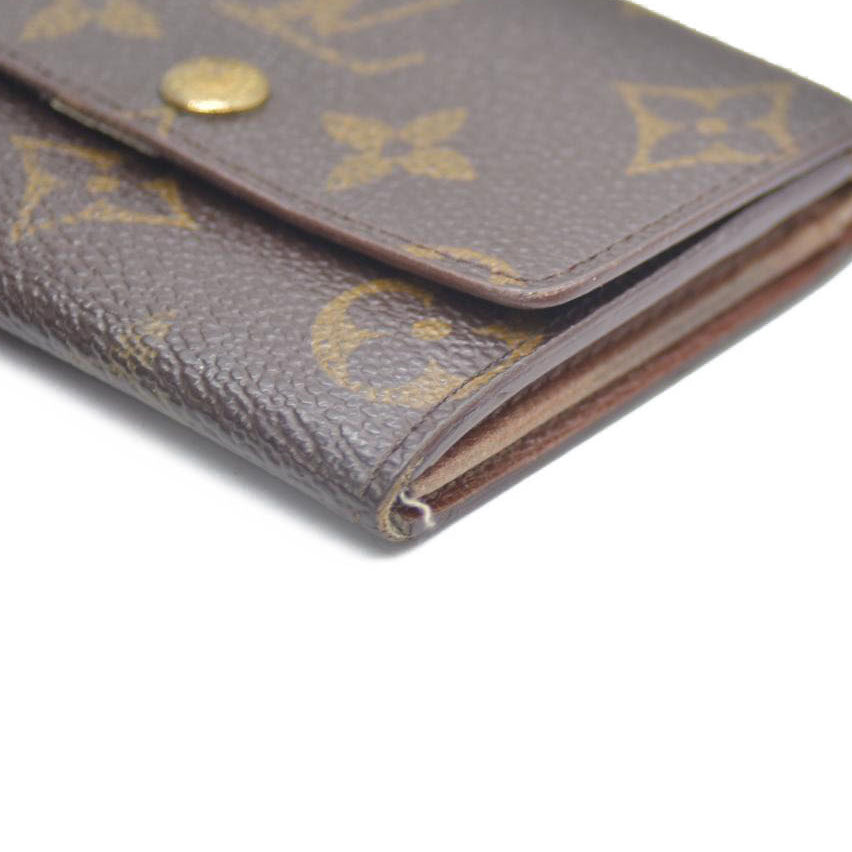 LOUIS VUITTON Monogram Plat Bifold Wallet Coin Case