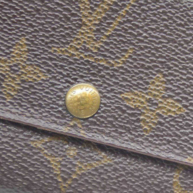 LOUIS VUITTON Monogram Plat Bifold Wallet Coin Case