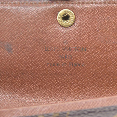 LOUIS VUITTON Monogram Plat Bifold Wallet Coin Case